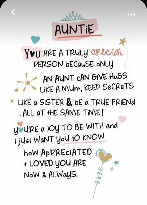 Birthday Quotes For Aunt, Birthday Wishes For Aunt, Birthday Card For Aunt, Happy Birthday Auntie, Happy Birthday Aunt, Aunts Birthday, Auntie Quotes, Aunt Quotes, Aunt Birthday