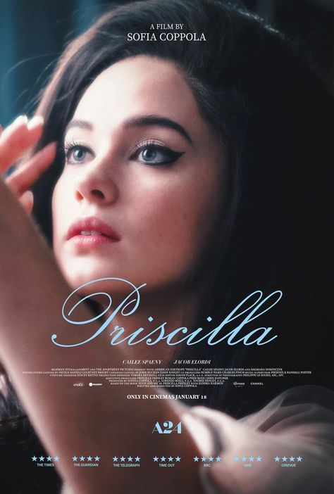 PRISCILLA (2023) poster design by Jaime Ventura Priscilla Movie Poster, Pricilla Sofia Copolla, Priscilla Poster, 2023 Poster Design, Priscilla 2023, Priscilla Movie, 2023 Poster, Elvis And Priscilla, Sofia Coppola