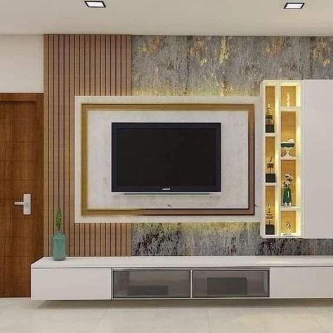 Tv Unit Design ideas ✨️ #tvunitdesigns #tvunit #tvunitdesign #Interiors #newdesign #homedesignsdworld #tvunit #explorepost #explorepage #explore #fypシ゚viralシ2024fyp #fitnesstransformation #makeupchallenge #gujarattitans #bainganbhartarecipe #shawarma Tv Cabinet Wall Design, Closet Design Plans, Living Room Decor Tv, Tv Cabinet Design Modern, Tv Wall Units, Tv Showcase, Lcd Panel Design, Wall Wardrobe Design, Tv Lounge