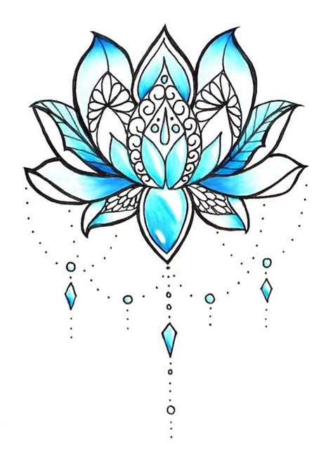 Blue Lotus Flower Drawing, Spiritual Tattoo, Tattoo Lotus, Lily Tattoo Design, Lotus Flower Tattoo Design, Lily Flower Tattoos, Lotus Tattoo Design, Beautiful Flower Tattoos, Trendy Tattoo