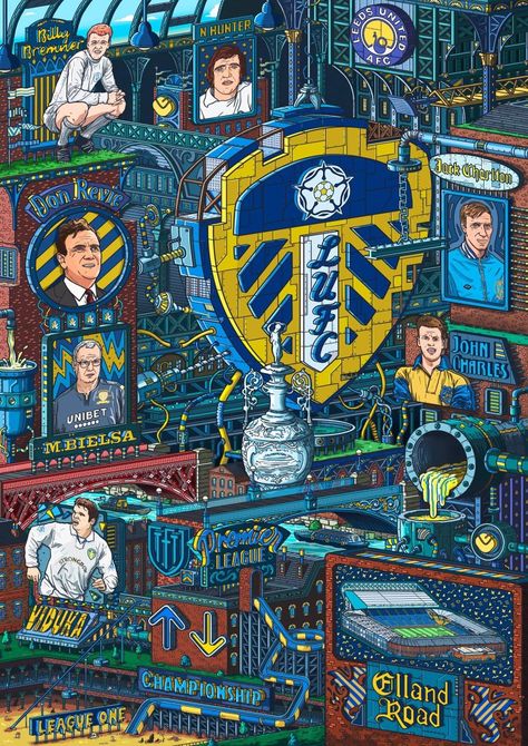 Leeds United Wallpaper, Soccer Flags, Leeds United Football, English Club, Factory Interior, Leeds United Fc, Love Is Cartoon, Football Team Logos, Industrial Factory