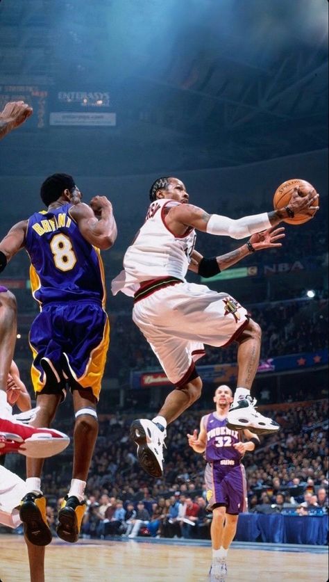 Allen Iverson And Kobe Bryant, Allan Iverson Wallpapers, Allen Iverson Wallpapers, Nba Wallpapers Stephen Curry, Michael Jordan Pictures, Basketball Nike, Kobe Bryant Pictures, Basketball Players Nba, I Love Basketball