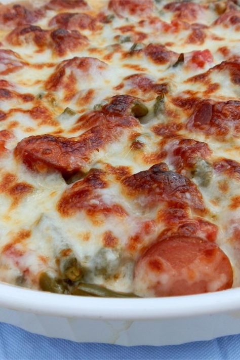 Hot Dog Casserole | "This was so easy and really was surprisingly delicious! Very few ingredients so its quick to make. Kids would love this." #allrecipes #dinnerideas #dinnerrecipes #dinnerdishes #familydinnerideas #supper #supperideas Hot Dog Casserole Recipes, Kid Friendly Casseroles, Hot Dog Casserole, Chicken Hot Dog, Lunch Meals, Slow Cooker Casserole, Kid Recipes, Brunch Casserole, Classic French Dishes