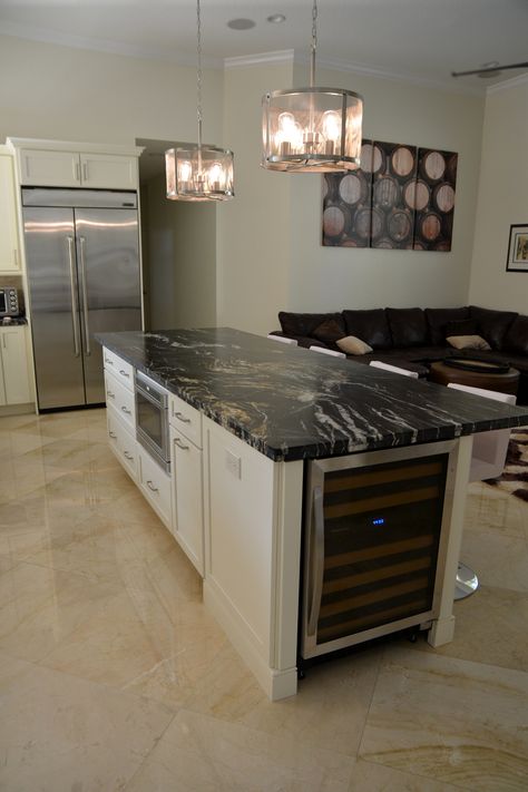 Wine Fridge Kitchen Island, Island With Microwave And Wine Fridge, Island Kitchen With Wine Fridge, Kitchen Island Fridge, Kitchen Island Granite, Kitchen Island With Microwave And Wine Fridge, Kitchen Island With Microwave And Beverage Fridge, Kitchen Island With Glass Doors, Diy Kitchen Island With Wine Fridge