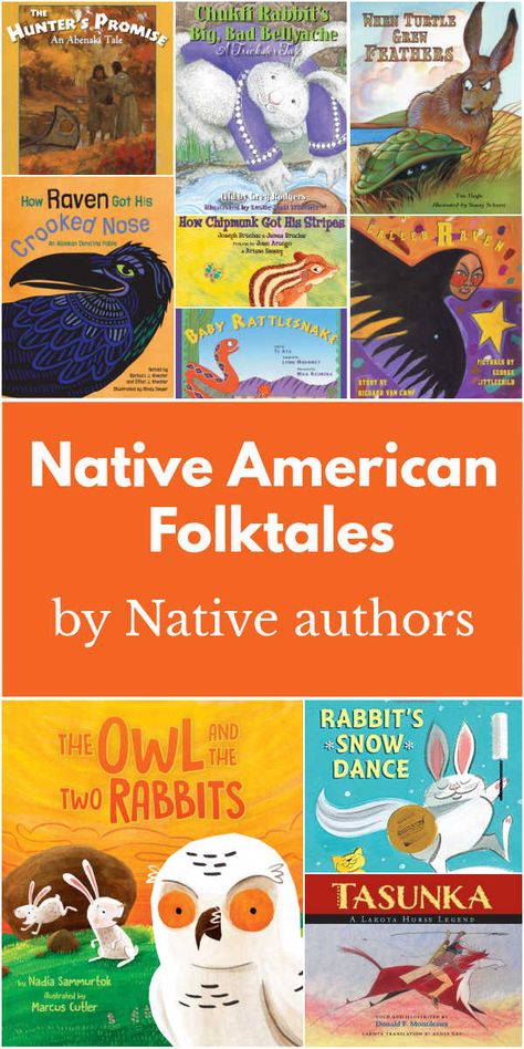 Wonderful Native American folktales for kids written by Native authors. #ownvoices Great read aloud choices for Native American Heritage Month. Native American Writing Prompts, American Indian Heritage Month Activities, Native American Books For Kids, Native American Kids Activities, National Native American Heritage Month, Native American Activities For Preschool, Native American Heritage Month For Kids, Native American Preschool, Native American Month