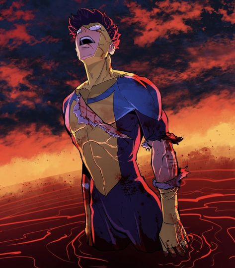 Mark Fanart, Mark Grayson, Original Teen Titans, Invincible Comic, Comic Book Art Style, Best Superhero, Five Hundred, Edgy Wallpaper, Title Card