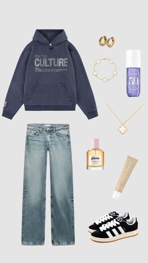 #sweatshirt #outfit #fitinspo #fit #grwm #vanilla Comfy Outfits For Home, Golden Goose Outfit, Ootd Winter, Stockholm Fashion, Blue Outfit, Zadig And Voltaire, Golden Goose, Cutie Patootie, Comfy Outfits