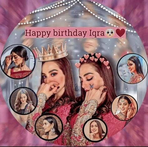 Happy Birthday Iqra, Happiest Birthday, Birthday Post, Iqra Aziz, Emoji For Instagram, Birthday Post Instagram, Birthday Posts, Instagram Photo Editing, Name Wallpaper