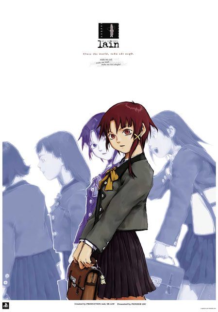 Serial Experiments Lain, Promo Poster, Other People, For Sale, Anime, Red