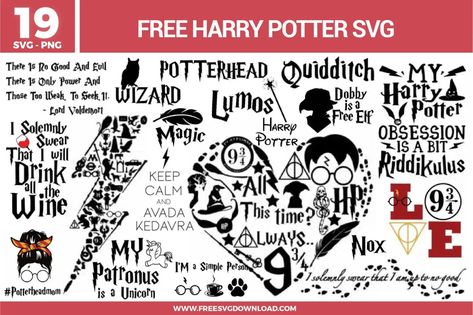 Harry Potter Free SVG Files | Free SVG Download Harry Potter Free Svg, Harry Potter Cricut Projects, Harry Potter Svg Files, Harry Potter Free, Harry Potter Quilt, Harry Potter Svg, Teachers Thanksgiving, Pride Quotes, Simple Person