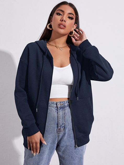 Navy Blue Jacket Outfit Women, Dark Blue Zip Up Hoodie Outfit, Blue Zipper Hoodie Outfit, Navy Blue Zip Up Hoodie Outfit, Navy Zip Up Hoodie Outfit, Dark Blue Sweatshirt Outfit, Dark Blue Hoodie Outfit, Dark Blue Jacket Outfit, Navy Blue Hoodie Outfit