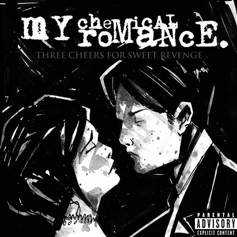 Mcr Three Cheers For Sweet Revenge Album Cover, Revenge Album Cover, Mcr Three Cheers, Three Cheers For Sweet Revenge, Bob Bryar, Ray Toro, Sweet Revenge, Mikey Way, Hardcore Punk