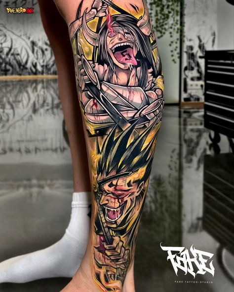 #anime #animeart #animetattoo #animeartist #otaku #animedrawing #weeb #animewallpaperiphone #tattoo #artwork #fanart #daveveroink #bleach #bleachtattoo #legsleeve #ichigo #kenpachi Kenpachi Zaraki Tattoo, Ichigo Tattoo, Bleach Captains, Bleach Tattoo, Body Bleaching, Kenpachi Zaraki, Anime Tattoo, Tattoo Artwork, Leg Sleeve Tattoo