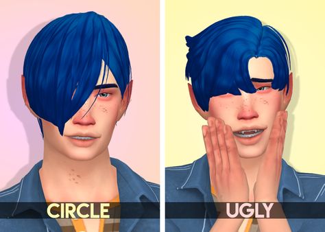 tranquilitysims: “ @elzascarlet-yan‘s Circle and Ugly clayified in EA’s colors and WMS’s naturals and Unnaturals The Meshes are required, Circle/Ugly  Circle: Ea Colors/WMS Addons Ugly: Ea Colors/WMS... Sims 4 Cc Hair Covering One Eye, Cc Male Hair, Hair Covering One Eye, Sims 4 Cc Male Hair, Sims 4 Cc Male, Sims 4 Hair Male, Cc Shopping, Sims Medieval, Hair Covering