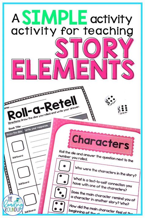 Do you want fun activities for elementary students to practice retelling fictional texts? Find out about an easy activity to work on story elements and plot in an engaging way! This literacy game can be used to answer various comprehension questions during independent reading, literacy centers, reading buddies, and guided reading. Download the editable and printable game boards to for students to use with any passages or books! #thereadingroundup #literacycenter #comprehension #retelling Teaching Story Elements, Reading Comprehension Games, Comprehension Games, Upper Elementary Reading, Reading Buddies, Library Work, Fluency Activities, Classroom Idea, Slp Ideas