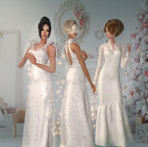 Wedding dresses I made last year as a Trinity project.

Have a nice game! 💕 Sims 2 Cc, 2nd Wedding Dresses, Sims Mods, Sims 2, Coffee Art, Sims Cc, Wedding Bells, The Sims, Sims 4