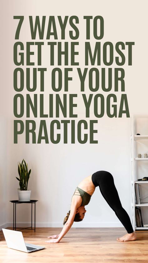 Online yoga is amazing. But it can sometimes be hard to navigate the whole online industry. Here are 7 ways to get the most out of your online yoga classes. Yoga Sitting, Yoga Sequence For Beginners, Yoga Playlist, Yoga Online, Online Yoga Classes, Yoga Props, Teaching Yoga, Yoga For Flexibility, Restorative Yoga