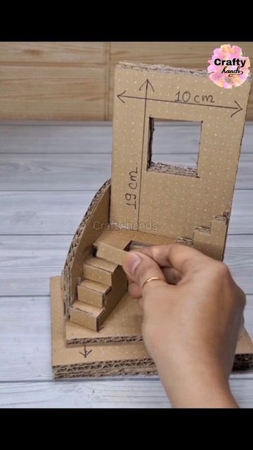 Cardboard Box Houses, Cardboard City, Cardboard Castle, Upcycled Kitchen, Idea For Home, Cardboard Craft, Fairy House Crafts, Clay Fairy House, Cardboard Crafts Diy