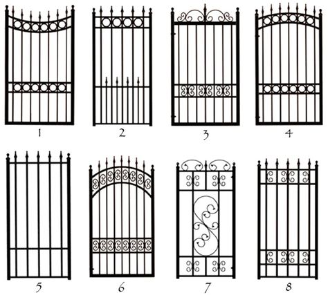 Custom Iron Gates, Tor Design, Wrought Iron Garden Gates, Metal Garden Gates, Wrought Iron Fence, Iron Garden Gates, Metal Doors Design, Fence Designs, Wrought Iron Stairs