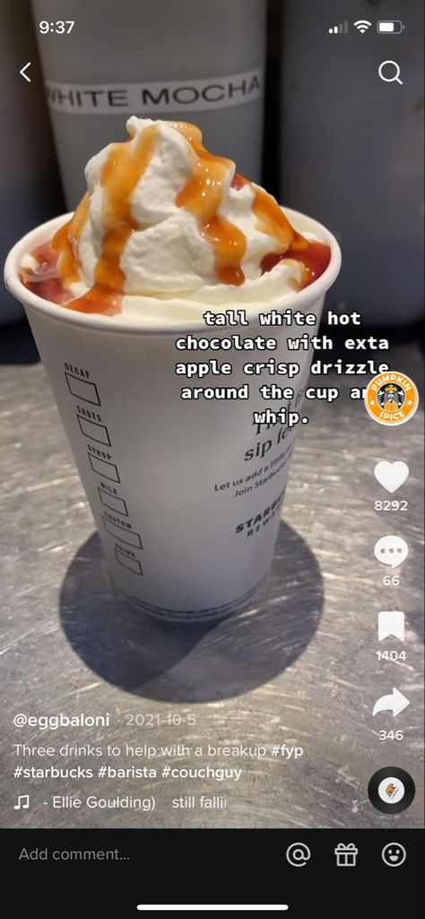 Hot Coffee Ideas Starbucks, Hot Christmas Starbucks Drinks, White Hot Chocolate Starbucks, Hot Starbucks Drinks To Order, Starbucks Hot Chocolate Order, Starbucks Hot Coffee Orders, Hot Starbucks Drinks Order, Starbucks Hot Drinks To Order, Best Hot Starbucks Drinks Coffee