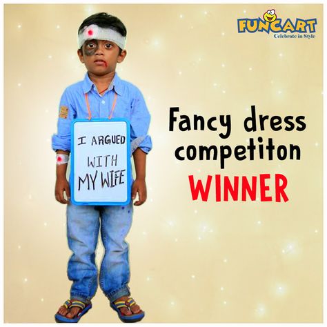 Fancy Dress Ideas For School Competition, Kids Fancy Dress Ideas Schools, Fancy Dress Competition Ideas For Boys, Fancy Dress Ideas For Kids, Dad Son Photography, Best Fancy Dress Costumes, Fancy Dress Costumes Kids, Fancy Dress Competition, Competition Winner