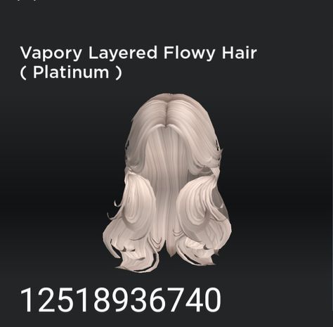 Berry Avenue Platinum Blonde Hair Codes, Roblox Platinum Hair Codes, Bald Martin, Roblox Number, Roblox Hairs, Ava Roblox, Flowy Hair, Roblox Ids, Hair Codes