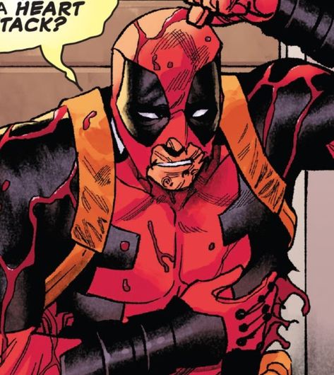 Deadpool [2023] Deadpool Side Profile, Comic Deadpool, Deadpool X Spiderman, Deadpool Art, Deadpool And Spiderman, Deadpool Comic, Deadpool 3, Deadpool Wolverine, Man Thing Marvel