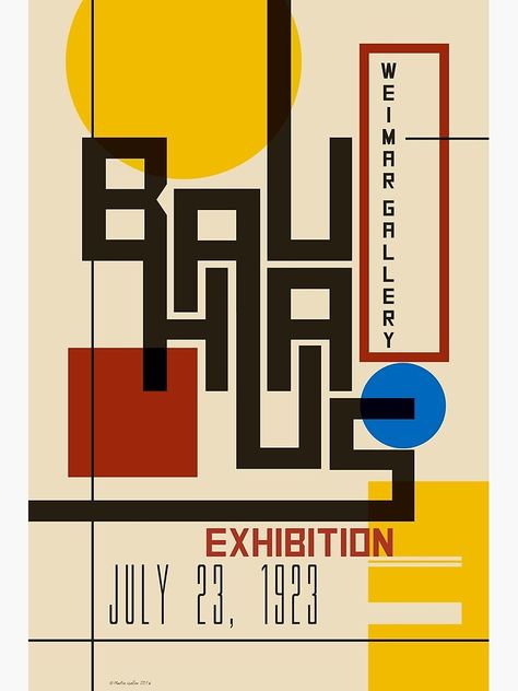 Unique Bauhaus Posters designed and sold by artists. Shop affordable wall art to hang in dorms, bed...