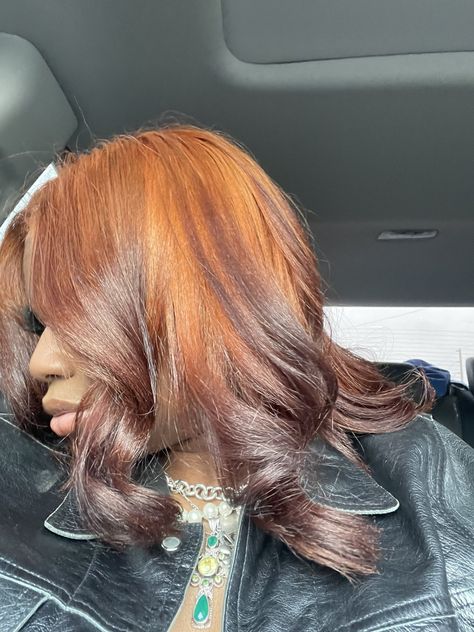 lee on Twitter: "new hair color… " Pressed Natural Hair, Long Haircut, Silk Press Natural Hair, Girl Hair Colors, Ginger Hair Color, Dyed Hair Inspiration, Dyed Natural Hair, Pretty Hair Color, Hair Dye Colors