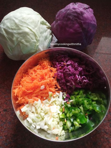 Healthy Coleslaw | Purple cabbage salad recipe | Healthy cooking with Mitha Purple Cabbage Salad Recipe, Purple Cabbage Salad, Cabbage Salad Recipe, Healthy Coleslaw, Cabbage Salad Recipes, Bbq Salads, Sandwich Fillings, Do Something Different, Purple Cabbage