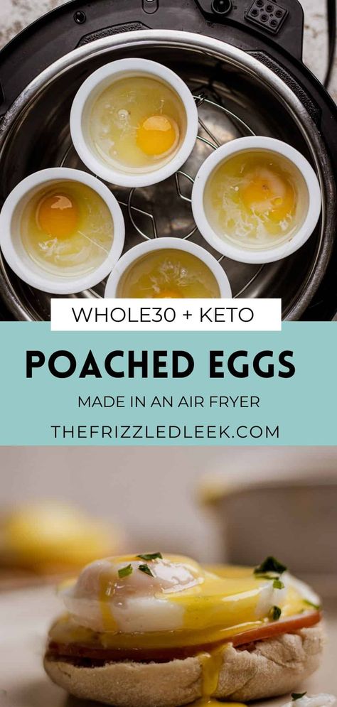 Best Poached Eggs, Eggs For A Crowd, Cooking Poached Eggs, Easy Poached Eggs, Soft Poached Eggs, How To Make A Poached Egg, Perfect Poached Eggs, Whole30 Recipes, Air Fryer Dinner Recipes