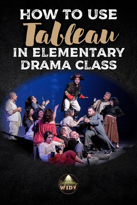 Teaching drama but don't know where to start? Tableau is an easy drama technique that is great for the beginning of the year because it focuses on physical expression without speaking. It is also less chaotic for group work because the scenes are held in a freeze. Click for easy tips on including tableau in your drama lessons. Elementary Christmas Concert, Drama Terms, Drama Lessons, Christmas Concert Ideas, Drama Activities, Teaching Theatre, Drama Education, Teaching Drama, Acting Lessons