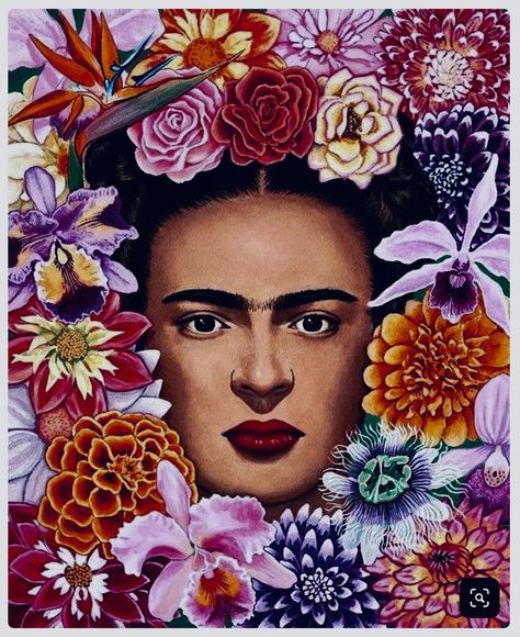 Frida Kahlo Artwork, Diego Rivera Frida Kahlo, Paintings Flowers, Frida Kahlo Paintings, Frida Kahlo Portraits, Kahlo Paintings, Frida And Diego, Flower Duvet Cover, Frida Art