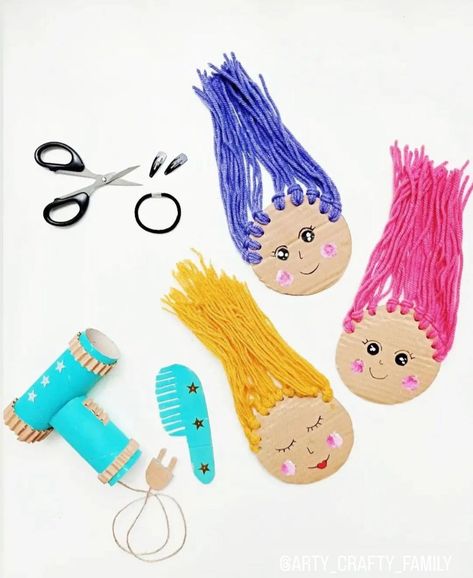 @recyclemeplay shared a photo on Instagram: “Hairdresser role play activity by @arty_crafty_family I had to share this gorgeous make. Love everything about this. Cute little…” • May 31, 2022 at 5:51pm UTC Play Activity, Aktivitas Montessori, Make Love, Craft Classes, Paper Towel Rolls, Montessori Activities, Cardboard Crafts, Diy Easter Decorations, Preschool Art