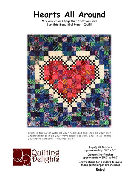 Hearts All Around Heart Quilts Free Pattern, Sewing Machine Service, Sailors Valentine, Kaffe Fassett Quilts, Dog Quilts, Kaffe Fassett, How To Finish A Quilt, Heart Quilt, Plaid Fabric