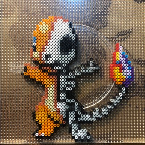 Perler Beads Pokemon, Nerdy Perler Beads, Perler Bead Pokemon Patterns, Hama Beads Pokemon, Pokemon Christmas, Perler Bead Designs, Christmas Perler Beads, Pokemon Perler, Pokemon Cross Stitch