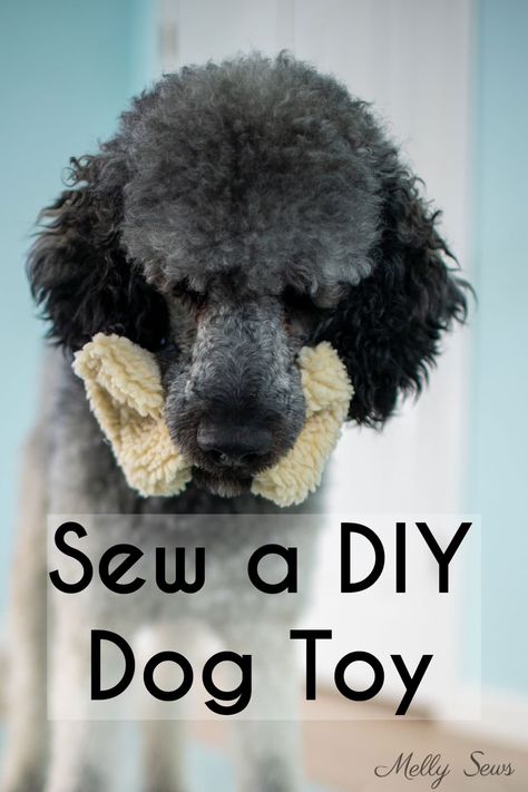 How To Sew Your Own DIY Dog Toy (Easy Scrappy Project!) Melly Sews, Puppy Toys, Dog Biscuit, Soft Toy Dog, Diy Dog Toys, Biscuit Recipes, Miniature Dogs, Dog Clothes Patterns, Sewing Patterns For Kids