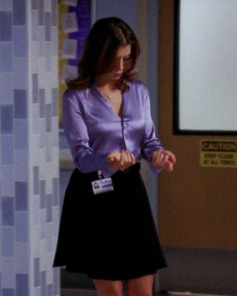 Addison Greys Anatomy, Meredith Grey's Anatomy, X Men Oc, Erin Walsh, School Ootd, Addison Montgomery, Blouse Satin, Caterina Scorsone, Characters Outfits