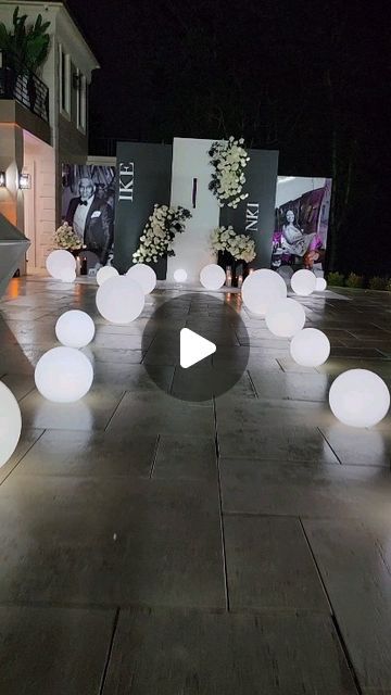 Washington DC Area Event Production Dance Floor Lighting Draping on Instagram: "Now this! A stunning backdrop production at our celebrants backyard 😍🔥 @nkirukaukonu
Planning and Design @masterplanevents 
Floral Decor @luxeambiance 
Backdrop build and lighting @thelightsourcecompany" Dance Floor Lighting, Big Wedding Cakes, Floor Lighting, Event Production, Big Wedding, Dance Floor, Floral Decor, Washington Dc, Wedding Cakes