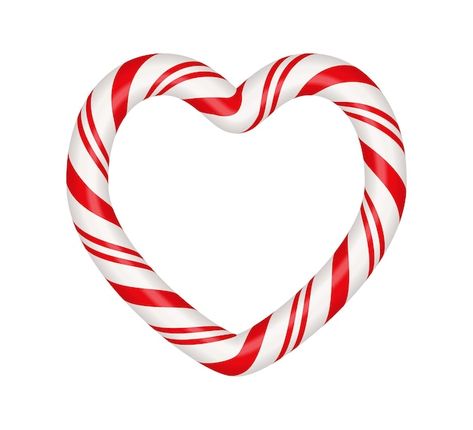 Candy Cane Heart, Heart Frame, Christmas Candy Cane, Christmas Vectors, Background Banner, Red And White Stripes, Christmas Candy, Vector Background, Christmas And New Year