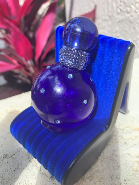 @britneyspears Midnight Fantasy 💙 Midnight Fantasy, Spears, Britney Spears, Nespresso Cups, Perfume Bottles, Fragrance, Queen, Beauty