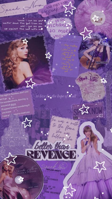 SPEAK NOWWW 💜💜💜 #speaknow #taylorswift #purple #wallpaper Taylor Swfit, Taylor Swift Book, Black And Purple Wallpaper, Taylor Swif, Space Themed Room, Taylor Swift Fan Club, Taylor Swift Speak Now, Estilo Taylor Swift, Taylor Swift Cute