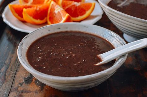 Sweet Red Bean Soup - A Chinese Banquet Dessert Red Bean Dessert, Banquet Food, Red Bean Soup, Woks Of Life, The Woks Of Life, Sweet Soup, Sweet Red Bean, Adzuki Beans, Mapo Tofu