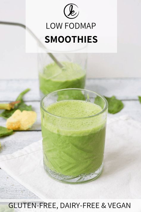 Low Fodmap Smoothie, Smoothie With Pineapple, Low Fodmap Breakfast Recipes, Fodmap Smoothies, Fodmap Breakfast Recipes, Smoothie With Banana, Low Fodmap Breakfast, Low Fodmap Vegan, Fodmap Vegan