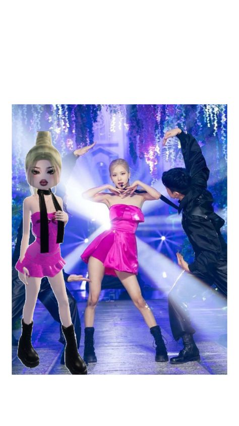 dress to impress Rosé Blackpink In Dress, Rosé Blackpink Dress, Blackpink Dress, Video Dress, Best Friend Matching, Matching Costume, Fancy Dress Code, Internet Famous, Matching Costumes