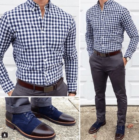 Printed-Formal-Shirts-498x500 Guys Formal Style - 19 Best Formal Outfit Ideas for Men Chris Mehan, Blue Checkered Shirt, Men Business Casual, Mens Business Casual Outfits, Formal Men Outfit, Photography Lifestyle, Mens Fashion Casual Outfits, Checkered Shirt, Business Casual Men