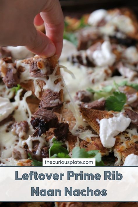 Prime Rib Nachos, Prime Rib Leftovers Ideas, Shrimp Appetizers Easy, Leftover Prime Rib Recipes, Leftover Prime Rib, Leftover Breakfast, Cocktail Meatballs, Prime Rib Recipe, Horseradish Cream