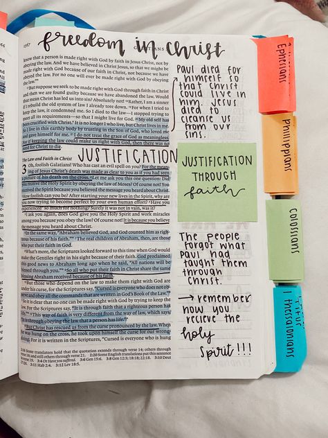 Galatians Bible Journaling, Bible Annotations, Book Of Galatians, Bible Journal Notebooks, Bible Drawing, Verse Mapping, Bible Doodling, Bible Journal Notes, Bible Ideas