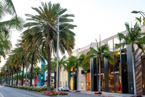 Rodeo Drive Shopping, Beverly Hills Shopping, Beverly Hills Sign, Rodeo Drive Beverly Hills, California Coast Road Trip, Plan A Day, Vintage Mailbox, Nightclub Design, Most Luxurious Hotels