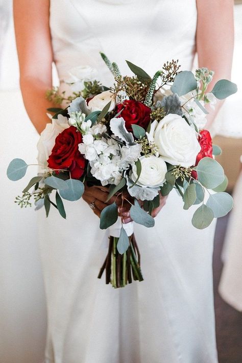 Red Wedding Flowers Bouquet, Red Rose Bridal Bouquet, Red Rose Bouquet Wedding, Flagstaff House, Red Flower Bouquet, Brides Flowers Bouquet, Red Bridal Bouquet, Prom Bouquet, Simple Wedding Bouquets